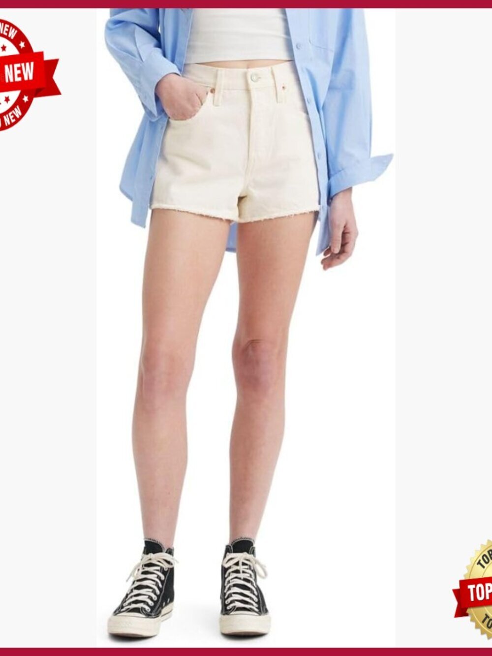 Premium 501 Original Jean Shorts High Rise
